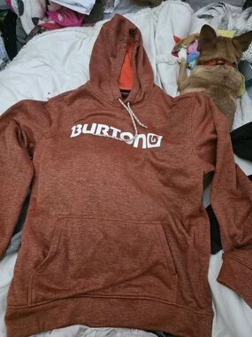 Burton Rust-Orange Pullover Hoodie
